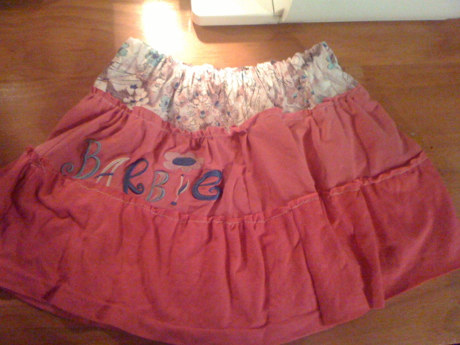 Upcycle 3 Tshirts into a 3 Tiered Skirt