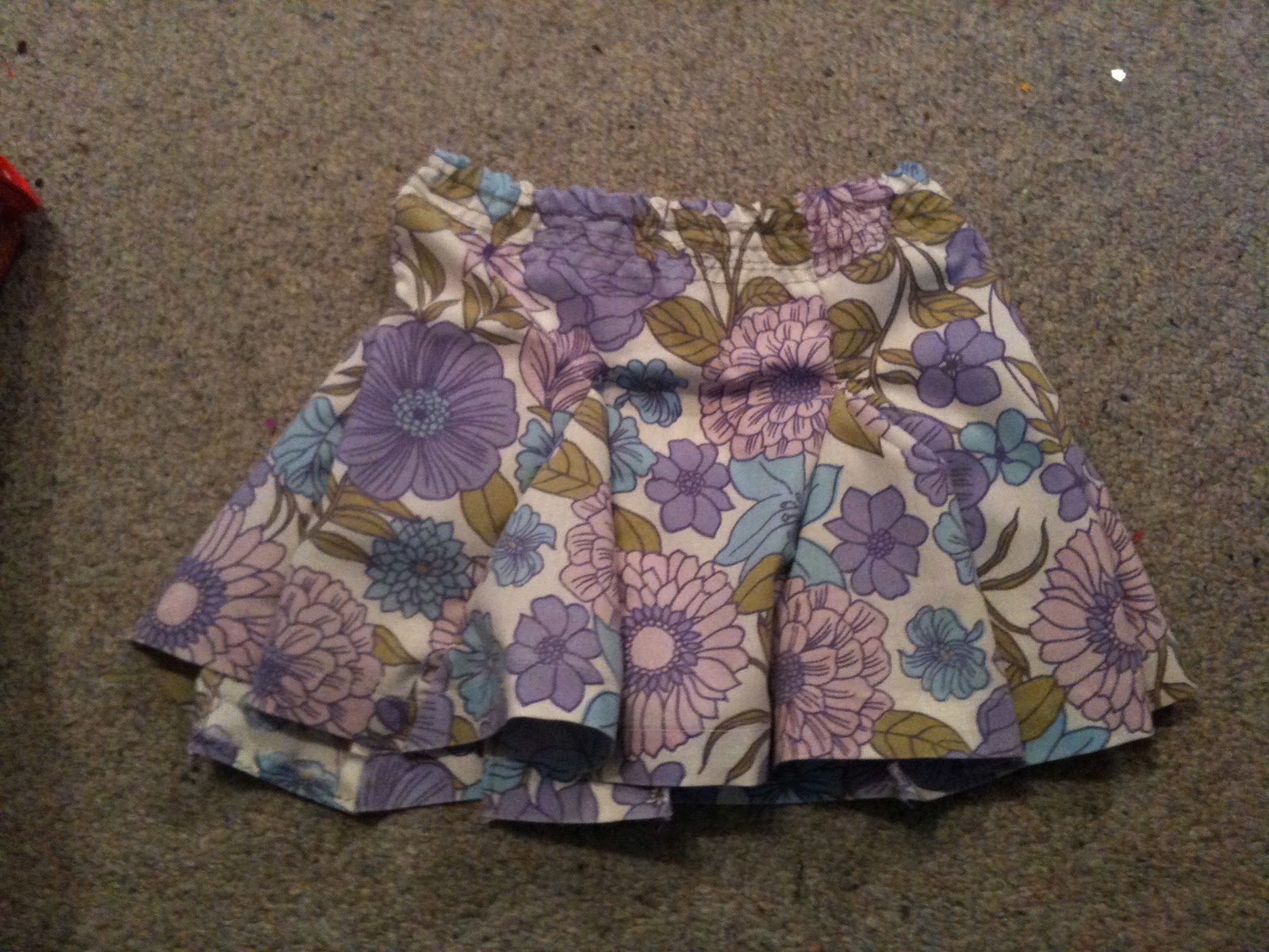 Purple Triangle Skirt